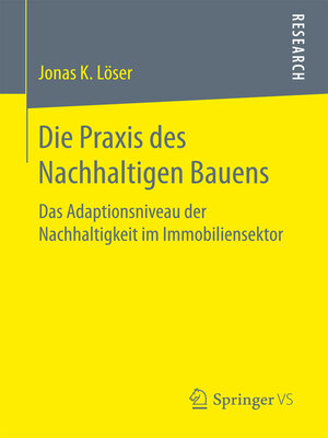 cover image of Die Praxis des Nachhaltigen Bauens